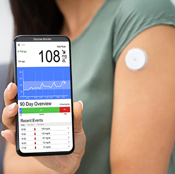 Glucose monitoring for one week